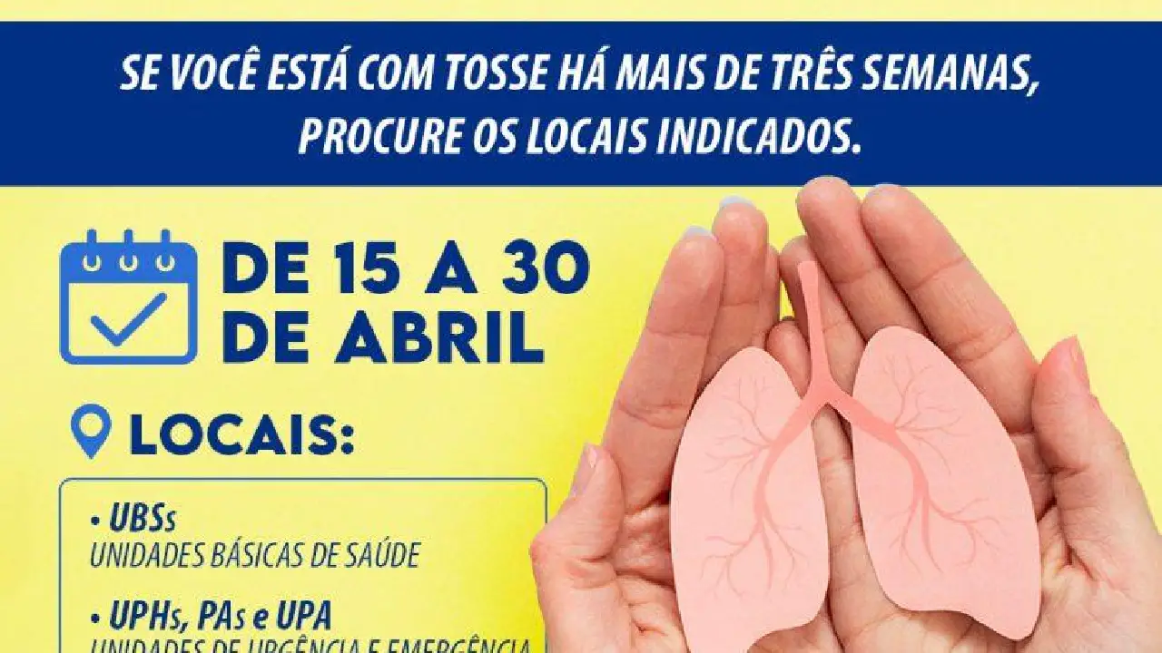 Sorocaba realiza campanha contra tuberculose nas unidades de saúde