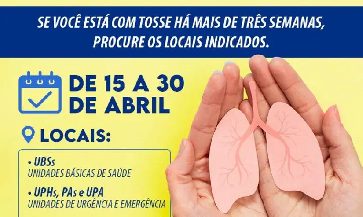 Sorocaba realiza campanha contra tuberculose nas unidades de saúde